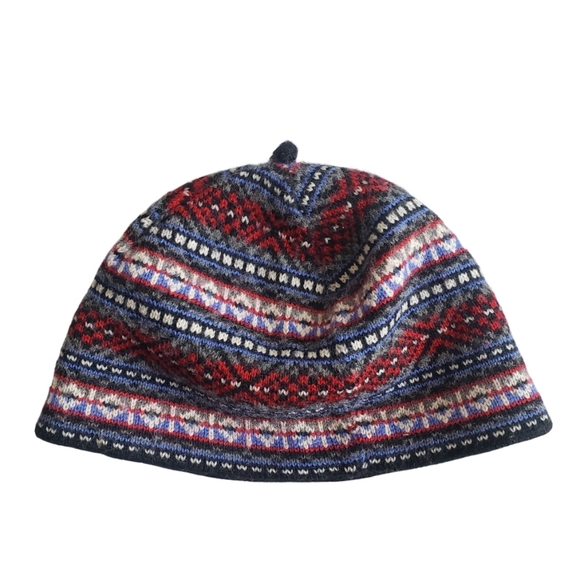 Ems eastern mountain sports wool nordic print winter hat beanie Canada - Picture 1 of 9